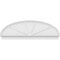 Ekena Millwork Elliptical 4 Spoke Architectural Grade PVC Combination Pediment, 80"W x 26-7/8"H x 2-3/4"P PEDPC080X270ELL04 - alternate 6
